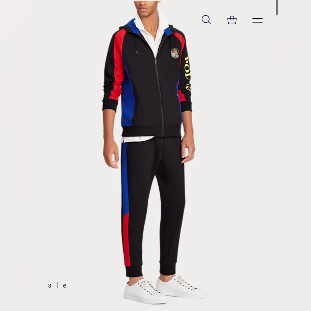 NWOT Polo Ralph Lauren Men’s Double Knit Hoodie & Sweatpants Set